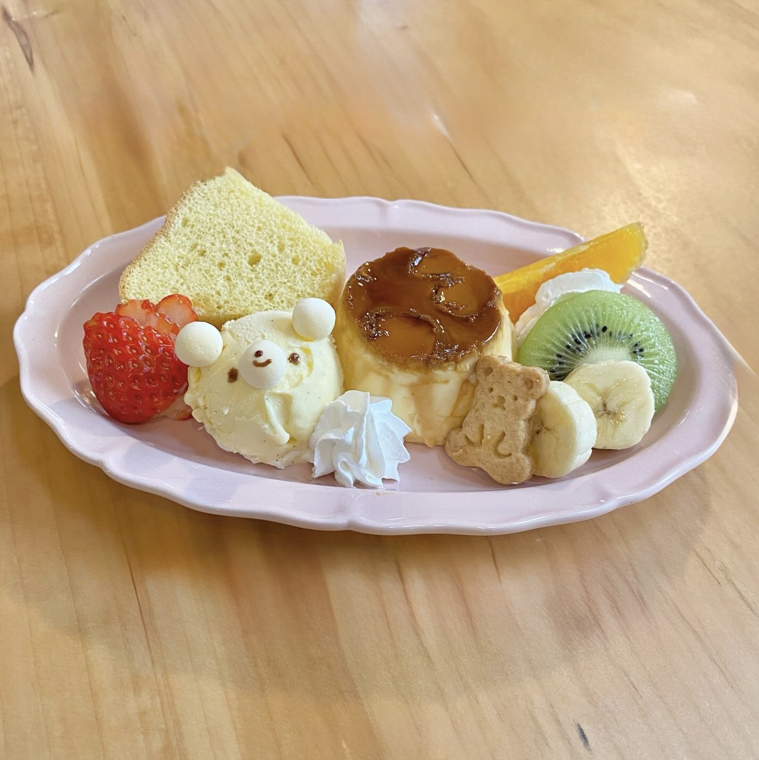 プリンアラモード
